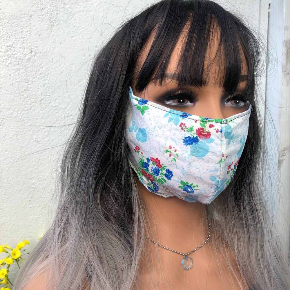 Beautiful Unique Handmade Masks ✨ Flower drop 🌸🌼🌺🌻🌷 - Picture 3 of 4